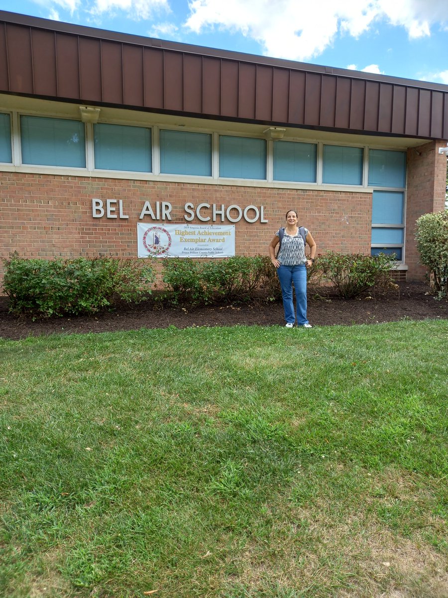 Visited my new school today, Bel Air Elementary. Very excited to start making new connections.🌎🇭🇳 Go Panthers! 💙🤍 @Bel_Air_ES <a href="/baes_sped/">Special Education Team</a> <a href="/ParticipateLrng/">Participate Learning</a> #UnitingOurWorld #CelebrateExchangeDay