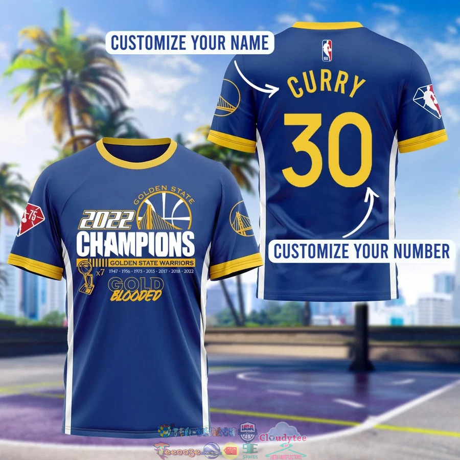 Super Hot Fashion on X: Personalized Name Golden State Warriors 2022 Gold  Blooded Champions 3D Shirt Link to buy:   #Personalized #NBA #GoldenStateWarriors #GoldBlooded #Champions #3D #Shirt   / X