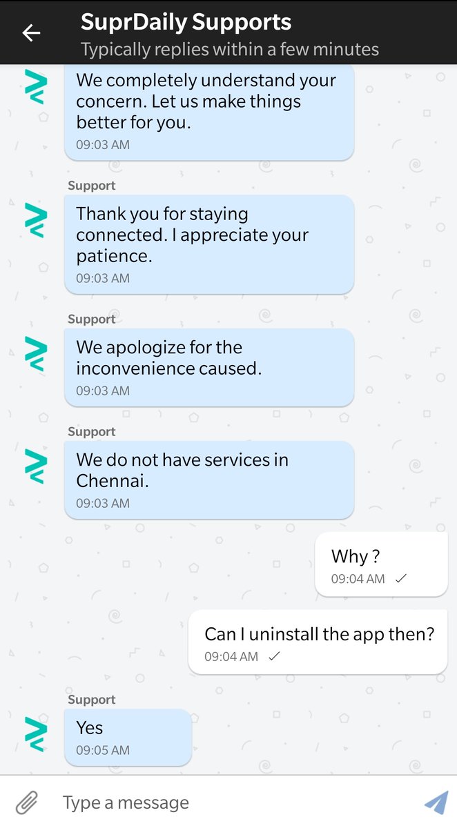 surajjainm's tweet photo. @SuprDaily has got some honest support team https://t.co/hJJ0hENdfi