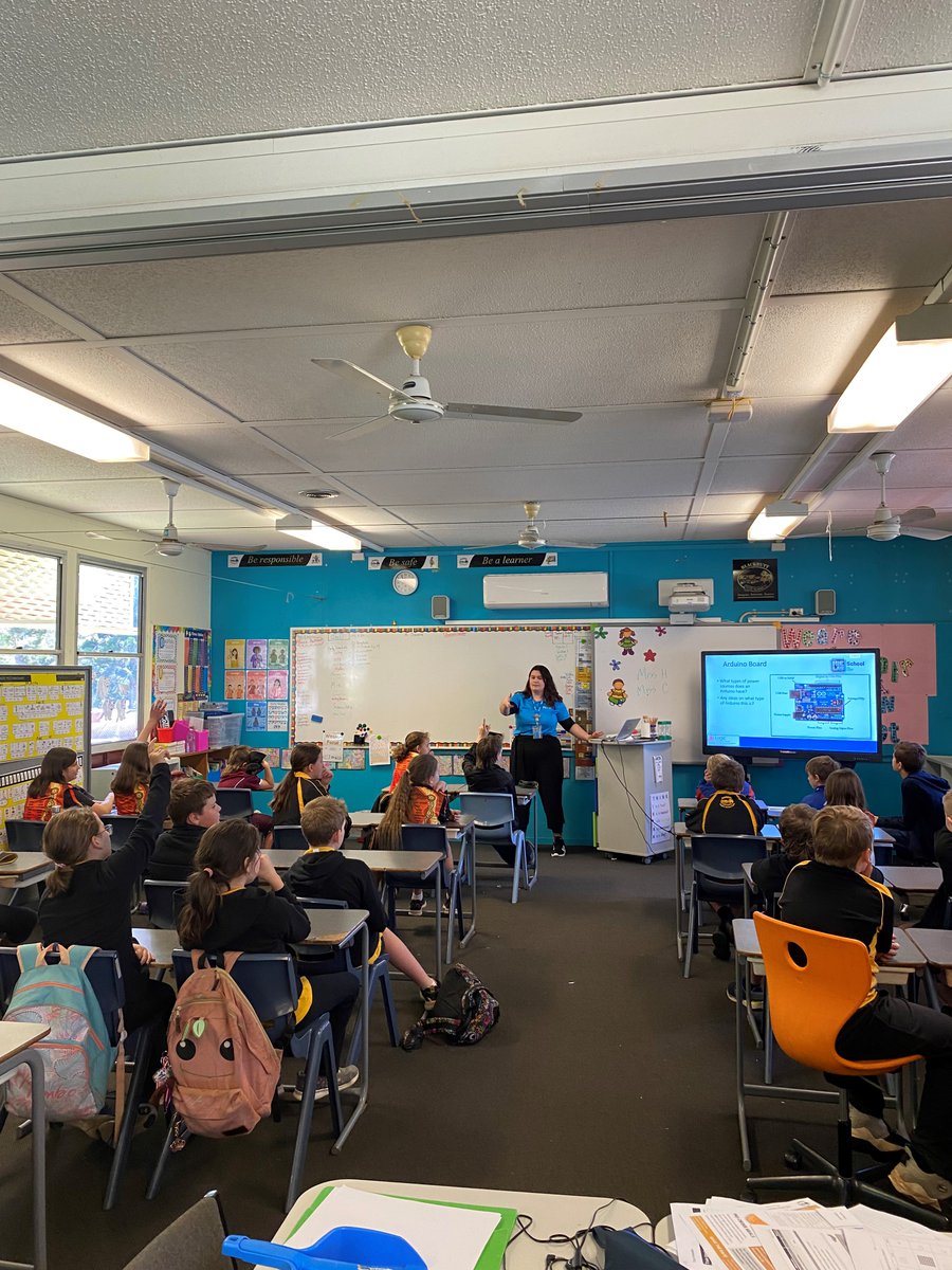 MindSETdo's tweet image. Last week was another huge week for our regional tour 2022! We were fortunate enough to go on the road and present our Serious Games), Drones and Arduino/electronics lessons to 100+ students in the Blackbutt and Nanango regions. Thank you to everyone involved! #stemaustralia