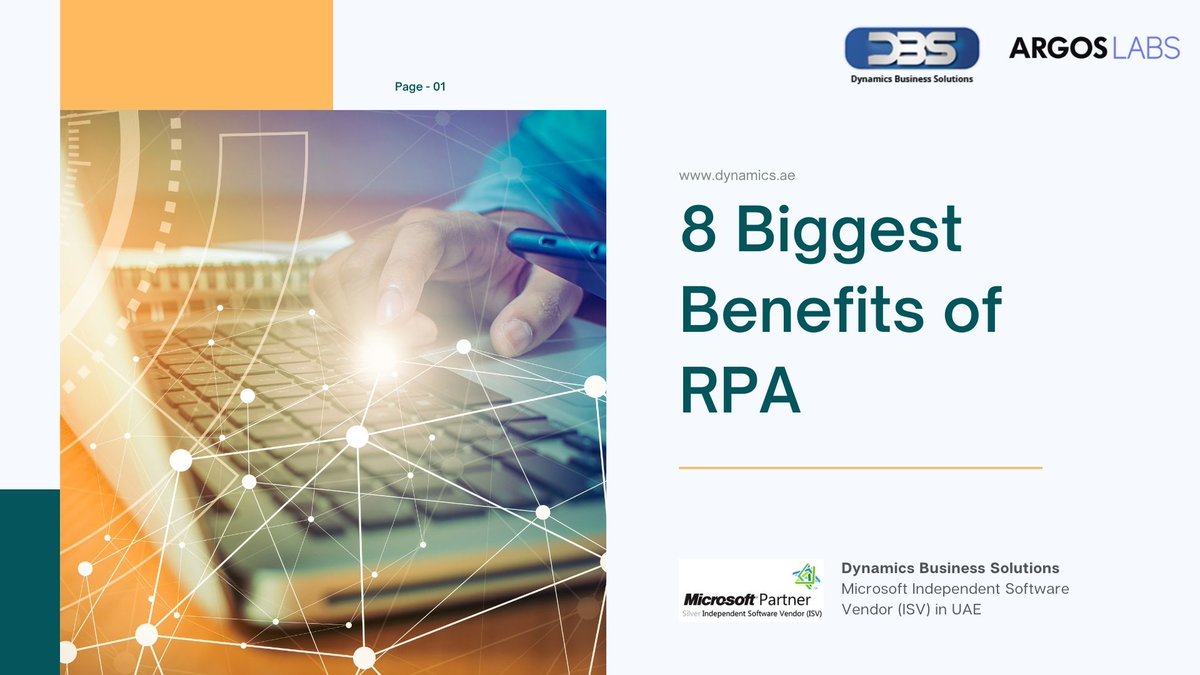 DynamicsBusine2's tweet photo. 8 Biggest Benefits of RPA (Robotic Process Automation)
#roboticprocessautomation #RPA #RPAServices #MachineLearning #machinelearningsolutions #ML #artificialintelligence #AI #artificialintelligenceservices #Python #UAE #USA #RPA #AIProcesses
https://t.co/zmES60kldN https://t.co/XNe5dq2lpt