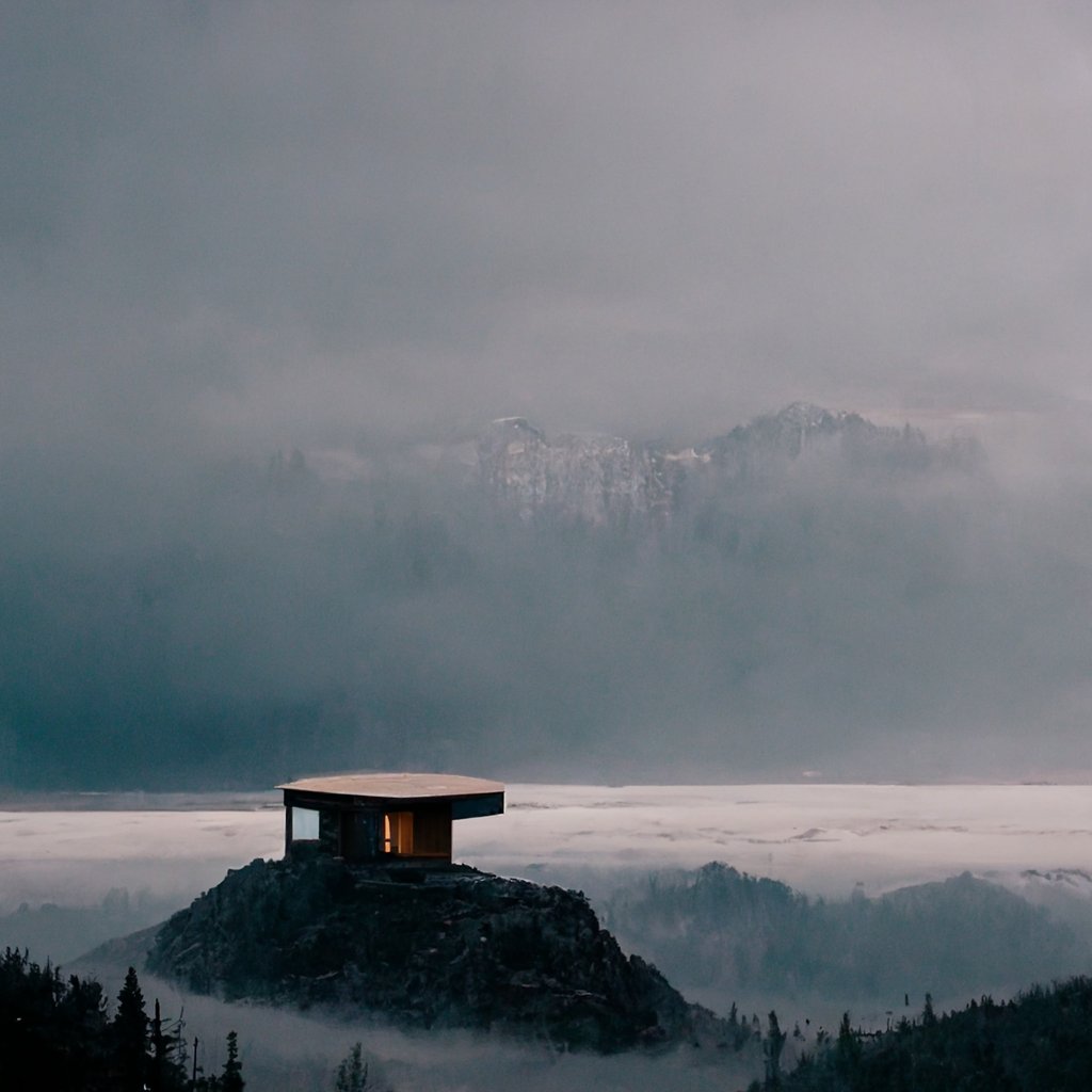 ArchJourney's tweet photo. Cabin on the top of the mountains.
#brutalist #midjourney #architecture #architecturedesign #arch 
#conceptart #art #render #interiordesign #architecture #aiart #art #render #discodiffusion https://t.co/dF8jO8cBcS