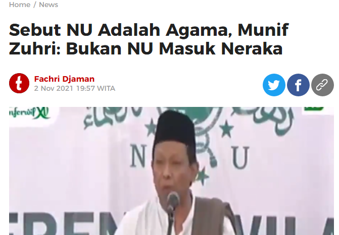 AntiPengPeng's tweet photo. @UyokBack S&amp;K Berlaku.
Klu kiamat terjadi sblm 2024. 
Karena hanya NU Nusantara yg masuk surga. 
Lewat 2024 mereka pindah ke neroko. Bangsa Indonesia di Surga tinggal dikit😁 https://t.co/SjqxNdBZyQ