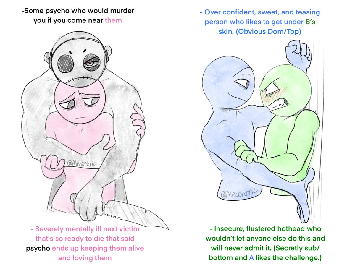 Alyxentric's tweet photo. My current fav dynamics that keep me going 😩💙💚💖🖤 https://t.co/QRNcQKEOiq