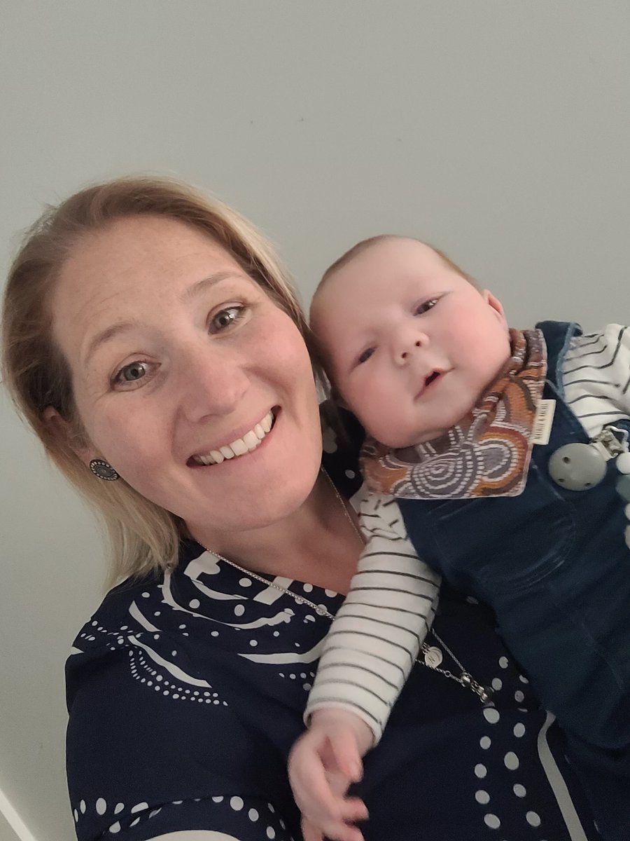 Janeney's tweet photo. What a privitige it was to Acknowledge Country at the Metropolitan South & West SPD Principal Conference. Such a huge honour to share with our passionate and dedicated School Leaders. Archie had a great time at his first conference too! ♥️💛🖤 @DebSummerhayes @dizdarm https://t.co/GGUjxx8f6L