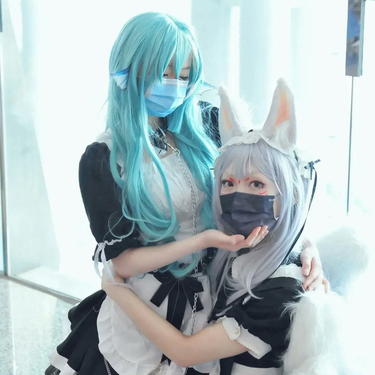 Kyisy1Yu's tweet photo. @FinanaRyugu  &amp; @NinaKosaka
（Just accidentally deleted the post 😖） 
.
.
.
.
Cosplay form hong kong https://t.co/HdVW5Loux0