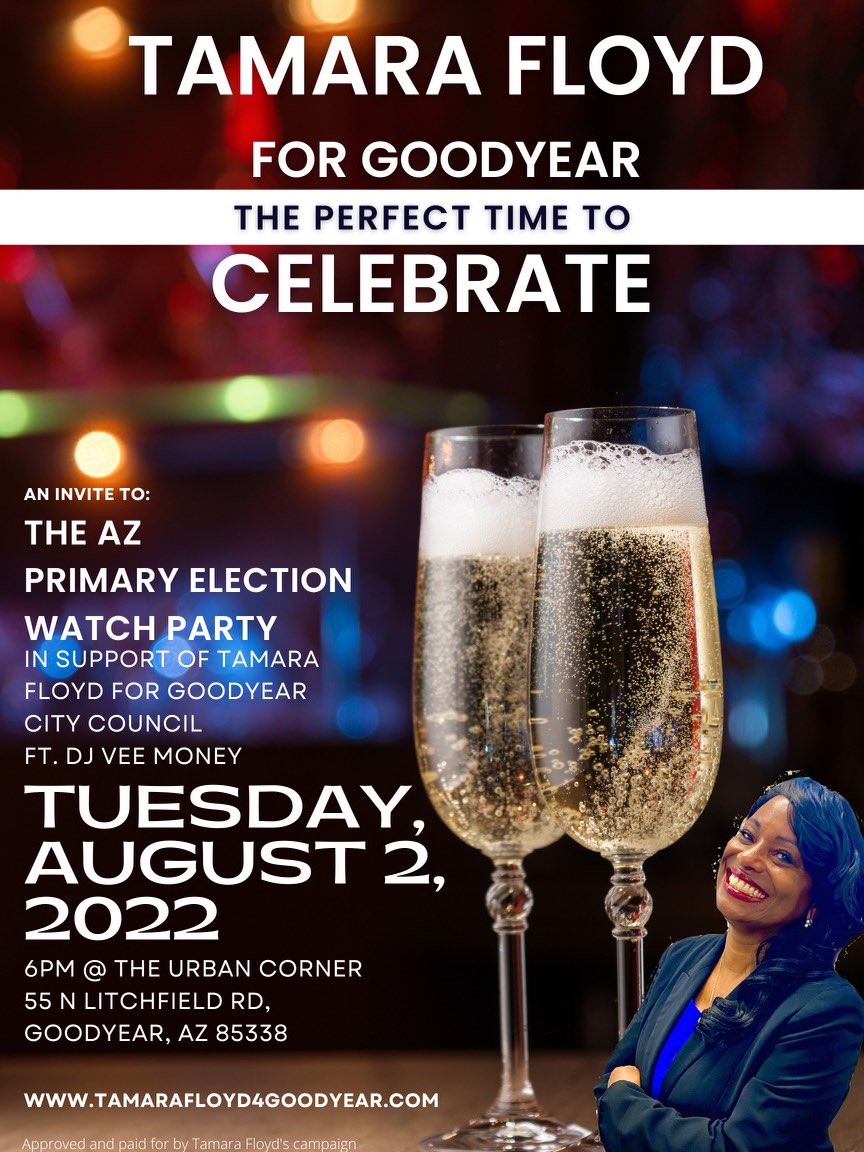 Tamara4goodyear's tweet photo. It’s time to celebrate!! Always a winner for just trying, working hard and staying true to my Passion “Community First “ always ❣️❣️ https://t.co/5x61cePz4Q