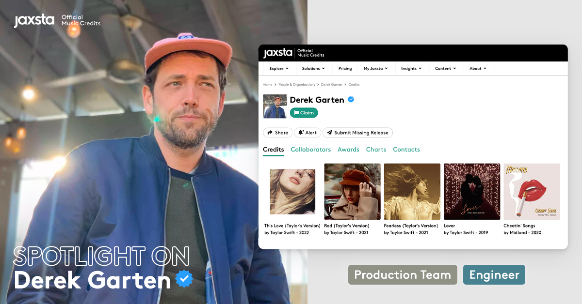 Vinyl Group (@vnlasx) on Twitter photo 🔦 #SpotlightOn #JaxstaMember <a href="/DerekGarten/">Derek Garten</a>🎶 Based in the US, Derek is a Platinum #Producer and #Engineer.
Explore his #OfficialCredits including work with <a href="/taylorswift13/">Taylor Swift</a>, <a href="/MidlandOfficial/">Midland</a>, <a href="/kennychesney/">Kenny Chesney</a> & more on Jaxsta now: jaxsta.com/profile/bd80bf… 🔦 #SpotlightOn #JaxstaMember <a href="/DerekGarten/">Derek Garten</a>🎶 Based in the US, Derek is a Platinum #Producer and #Engineer.
Explore his #OfficialCredits including work with <a href="/taylorswift13/">Taylor Swift</a>, <a href="/MidlandOfficial/">Midland</a>, <a href="/kennychesney/">Kenny Chesney</a> & more on Jaxsta now: jaxsta.com/profile/bd80bf…