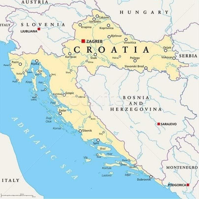 RichardBSpencer's tweet photo. Bosnia and Herzegovina: We just want to go to the beach! 

Croatia: No. https://t.co/yvha0BGLlo