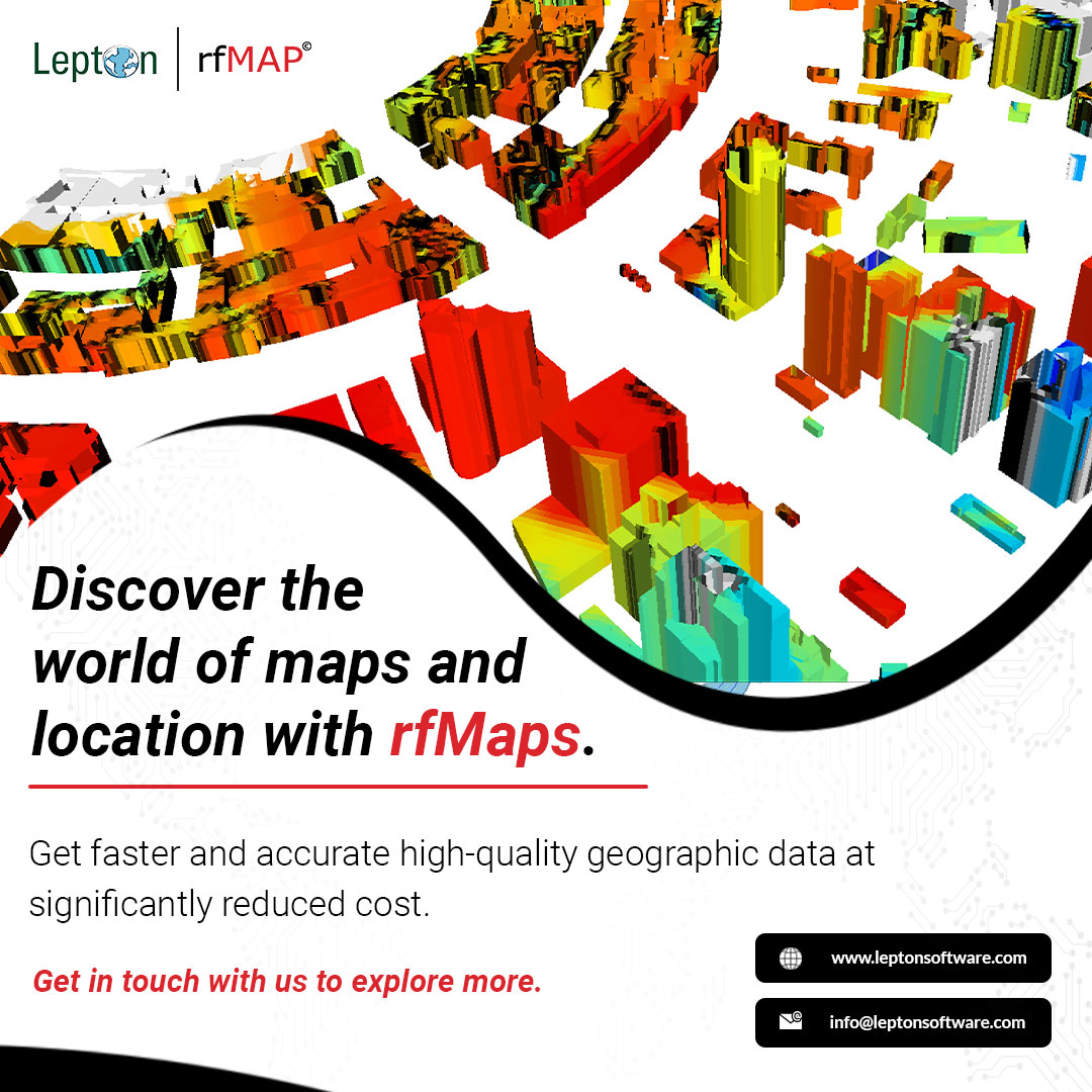 leptonsoftware's tweet image. Want supreme user experience and unparalleled accuracy on your network? Explore rfMaps by Lepton Software to simplify your network planning today. 

To know more, visit:  bit.ly/3Nu8xr9

#LeptonSoftware #rfmaps #mappingsolution #locationintelligence #geospatialdata