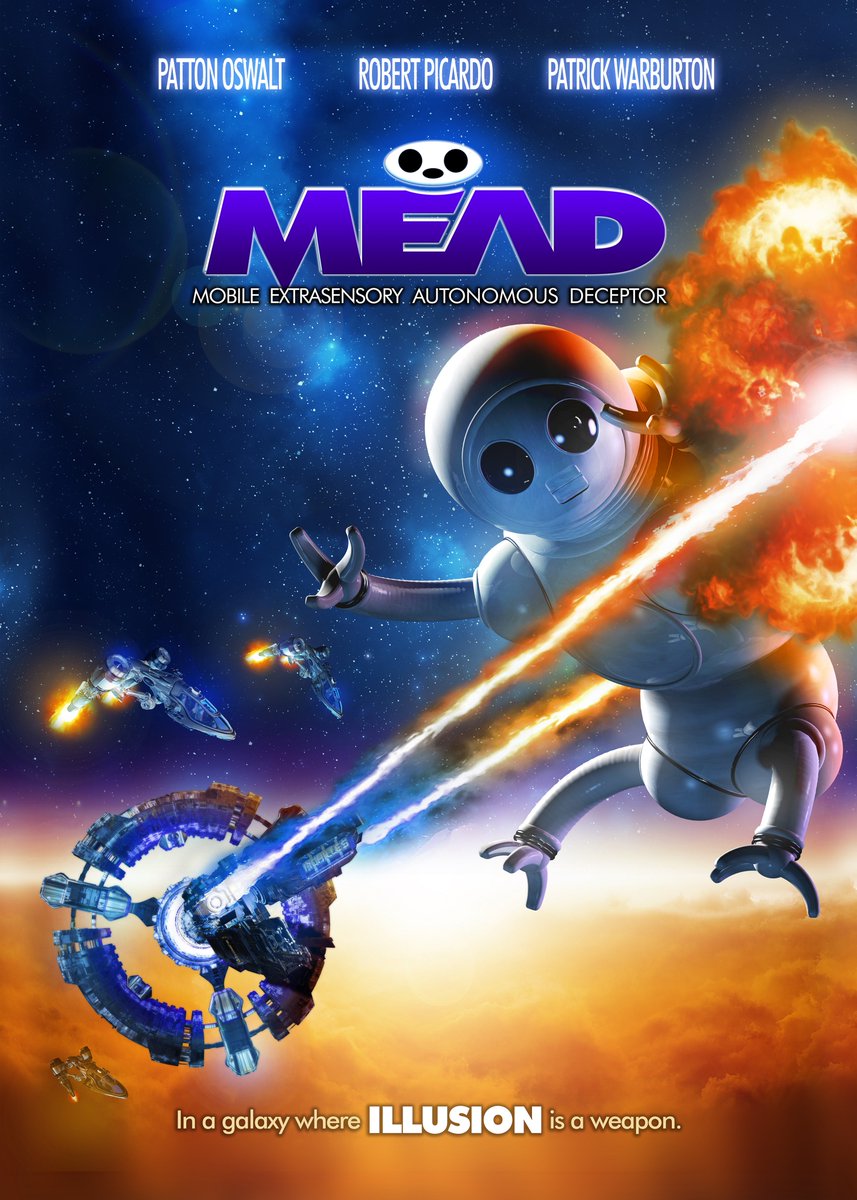ParallaxStudio's tweet image. Only one week to go! #MEADfilm #PattonOswalt #RobertPicardo #PatrickWarburton #SamuelHunt #RichardCorben #ScienceFiction #SciFi #SciFiArt #SciFiFilm #SpaceOpera #Animation #IndieFilm