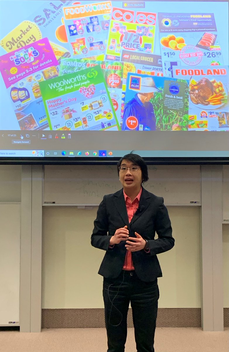 flindersbgl's tweet image. Congratulations to PJ Tan @CSIsocialimpact for being runner up in CBGL's Three Minute #PhD Thesis Competition 🙌🙌🙌

PJ presented on "Junk or Jewel: Content, Users and Sales Effectiveness of Supermarket Catalogues." 

Pictured in the 3MT comp and with supervisors Svetlana &amp;amp; Lucy