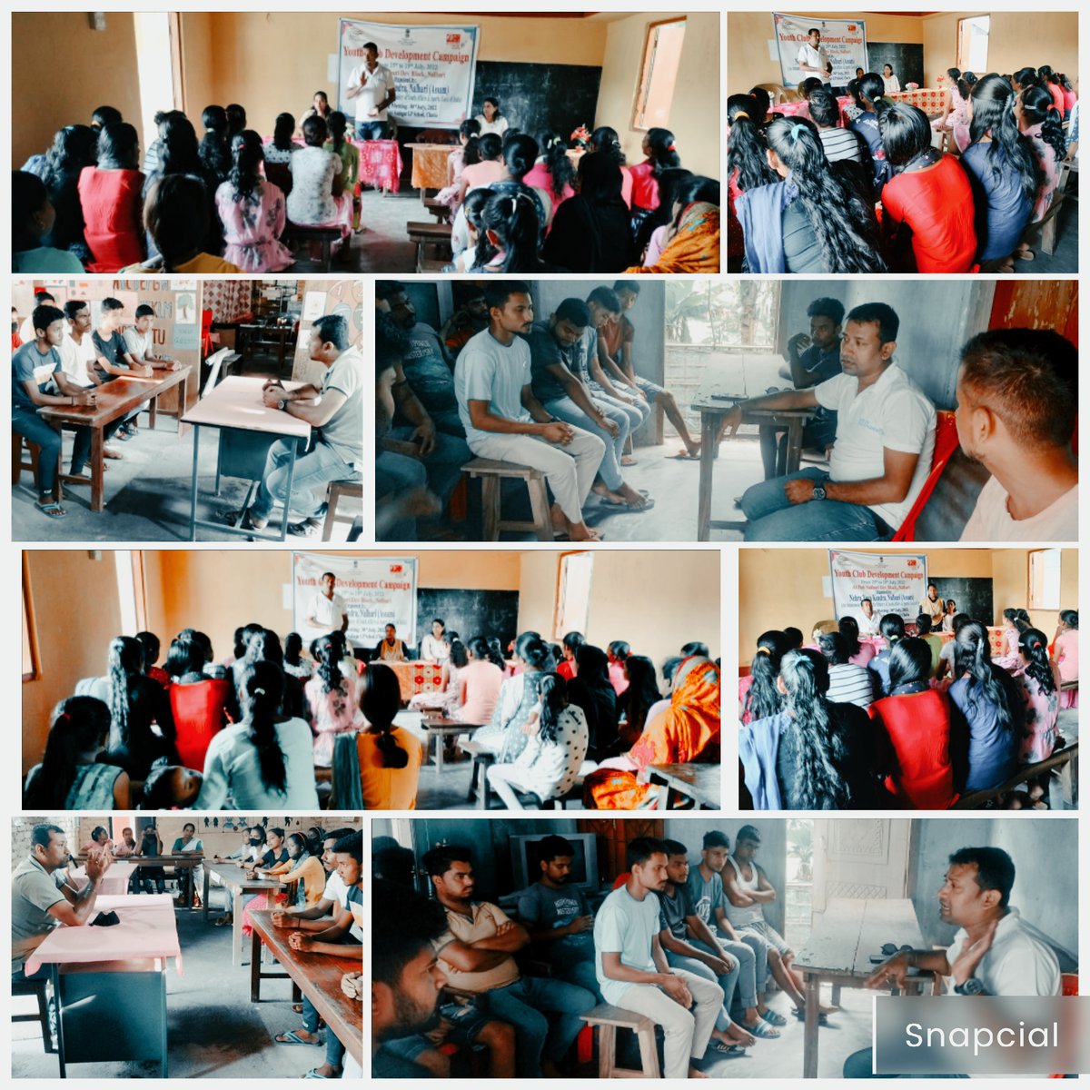 Meeting of NYVs and youth club members for YCDC campaign programme in different Blocks of Nyk @NykNalbariAssam Nalbari, Assam. #YCDC2022 #Youth #Volunteers #Assam #Nalbari @AssamNyks @CMOfficeAssam @YASMinistry