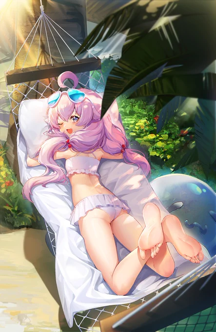 水着ホシノ  #ブルアカ#ブルーアーカイブ 