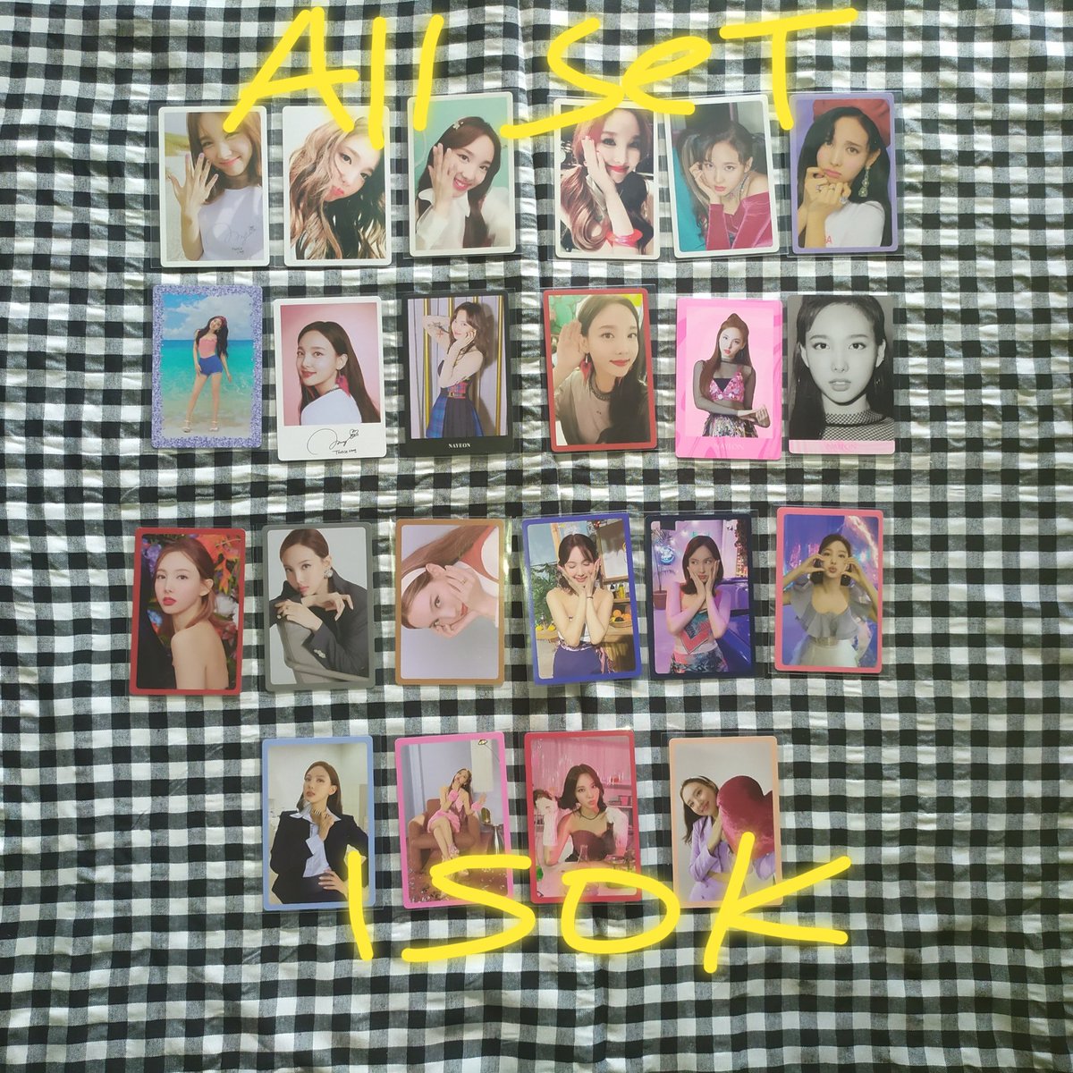 nandajeong's tweet photo. (Obral) WTS
PC ID Formula of love Tyuzu 20k
NAYEON Photocard Bene Set ALL ERA 120K
Order : SHOPEE TUPOPY
https://t.co/eA799pGvYw
KEEP 8.8 (chat SHOPEE TUPOPY)
🤗 Dom SOLO
💰 Masih bisa Nego
#wtstwice #wtstyuzu #wtbnayeon #wtsnayeon #fol #alcoholfree #feelspesial #yesoryes https://t.co/iDf819vPmN