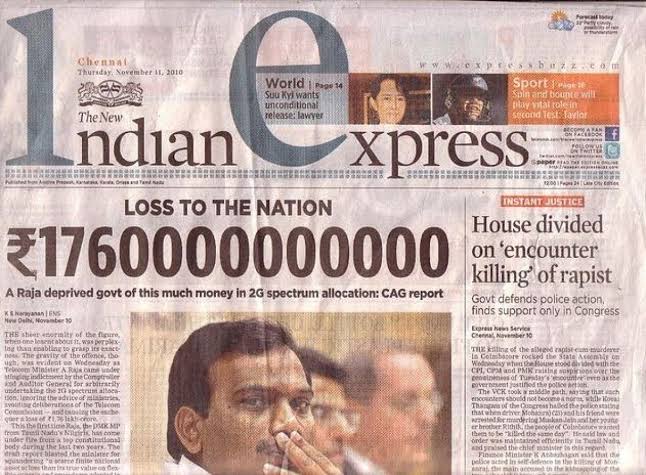 All of us who got carried away by a figure conjured by Vinod Rai's vengeful imagination, owe an apology to this man, &amp; others we off handedly demonised. 5G auction fetches only 1.5 lakh crore, how could the 2G auction 15 years ago have caused a notional loss of 1.76 lakh crore?
