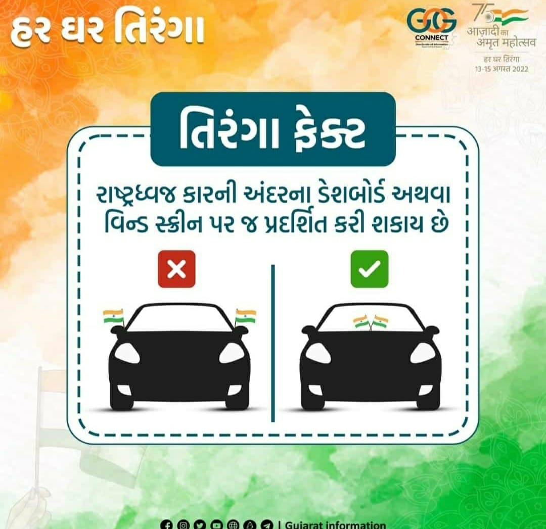 dsobhavnagar's tweet photo. "હર ઘર તિરંગા" કાર્યક્ર્મ હેઠળ રાષ્ટ્ર ધ્વજ નું  માન- સન્માન તેમજ ગરિમા જળવાય એ જોવાની આપણા સૌની પ્રાથમિક જવાબદારી....#HarGharTiranga @Collectorbhav https://t.co/LXxGPonUaD