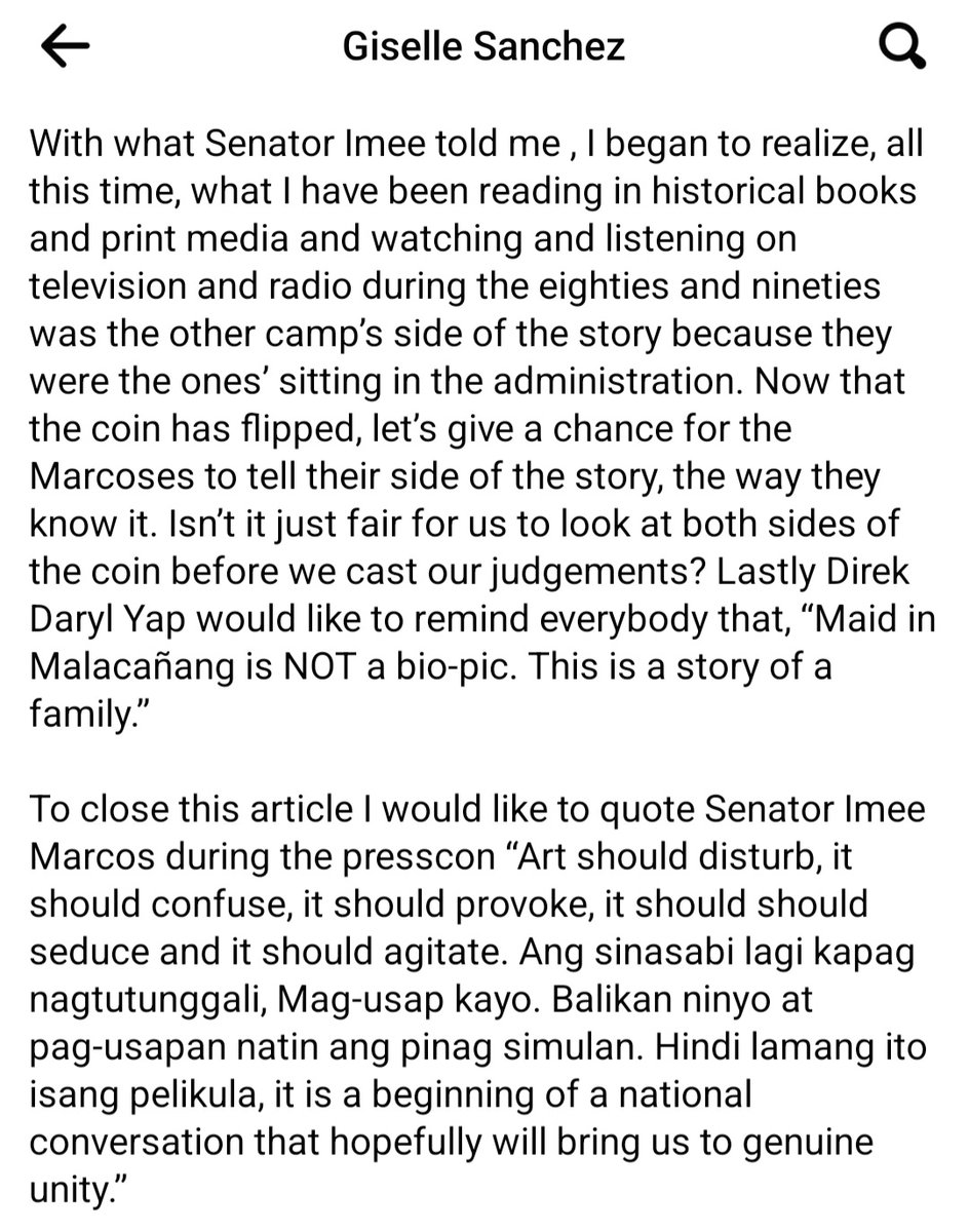 IamCharotism's tweet photo. Giselle Sanchez if gusto mo malaman kung totoo ang nasa script mo dapat hindi si Imee Marcos ang tinanong mo. Nag-reasearch ka sana. Charot! https://t.co/d5Wv8ztxYl