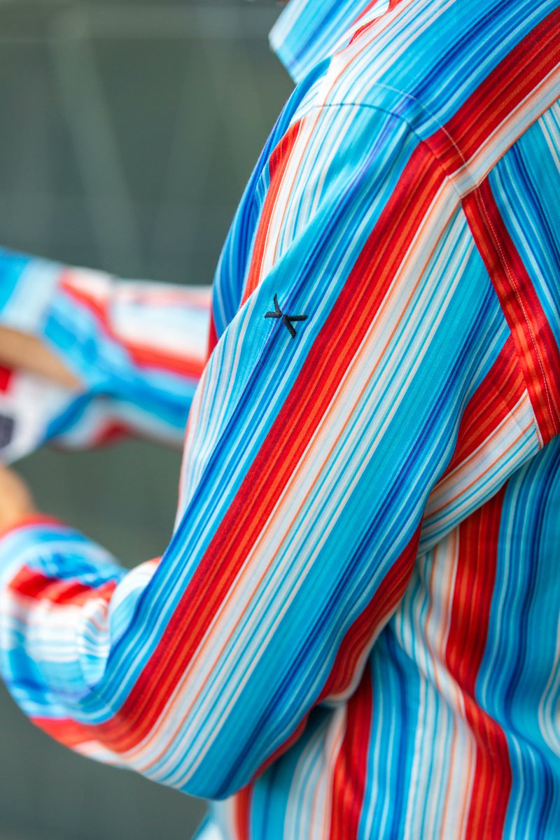 dresscodeshirts's tweet image. Thank you @FashionUnited for the feature in your education section this week buff.ly/3zIoru3

#ShowYourStripes #WarmingStripes #ClimateCode #sustainablefashion