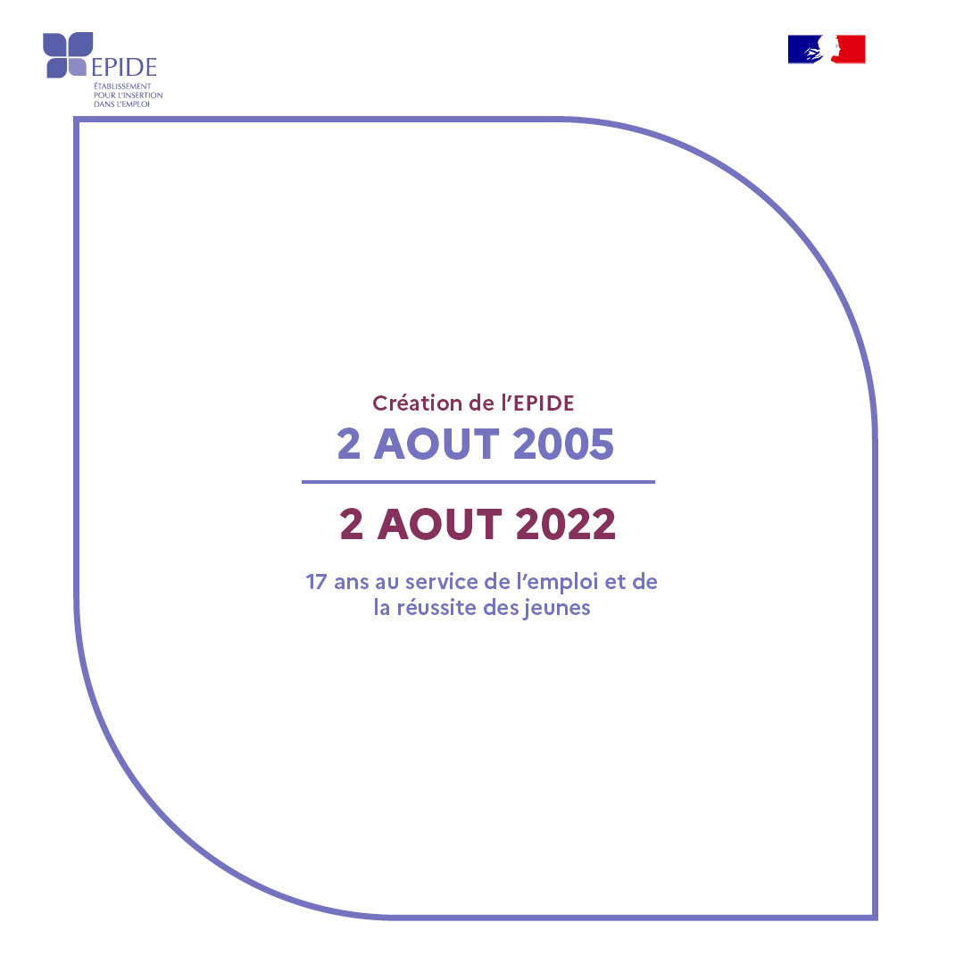 EPIDE_Officiel's tweet image. 😀Il y a 17 ans, l'EPIDE était créé et accueillait les jeunes de 18 à 25 ans. Aujourd'hui, en 2022, l'EPIDE accueille les jeunes dès 17 ans.