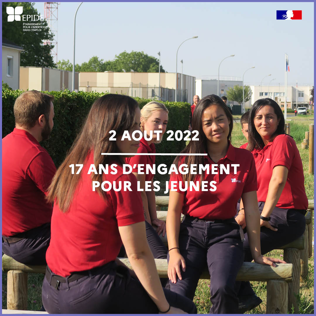 EPIDE_Officiel's tweet image. 😀Il y a 17 ans, l'EPIDE était créé et accueillait les jeunes de 18 à 25 ans. Aujourd'hui, en 2022, l'EPIDE accueille les jeunes dès 17 ans.