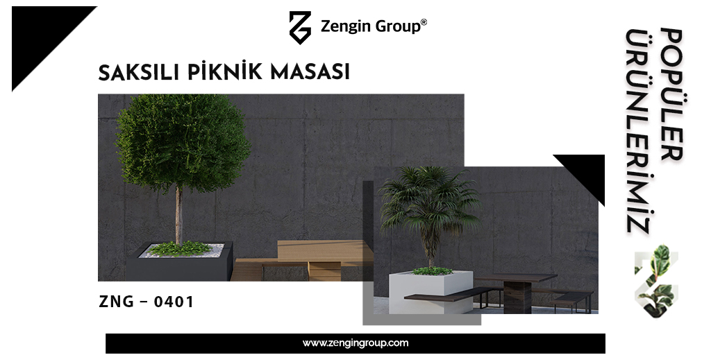 Oturak kısmı 2 cm kalınlığında, birinci sınıf fırınlanmış vakum emprenyeli çam keresteden, ayak ve çevre konstrüksiyon detayları, 20x20x1.5 mm boyalı kutu profilden imal edilmektedir.

Saksılı piknik masalarımızı detaylı incelemek için,
zengingroup.com/urun/zng-0401-…

#zengingroup