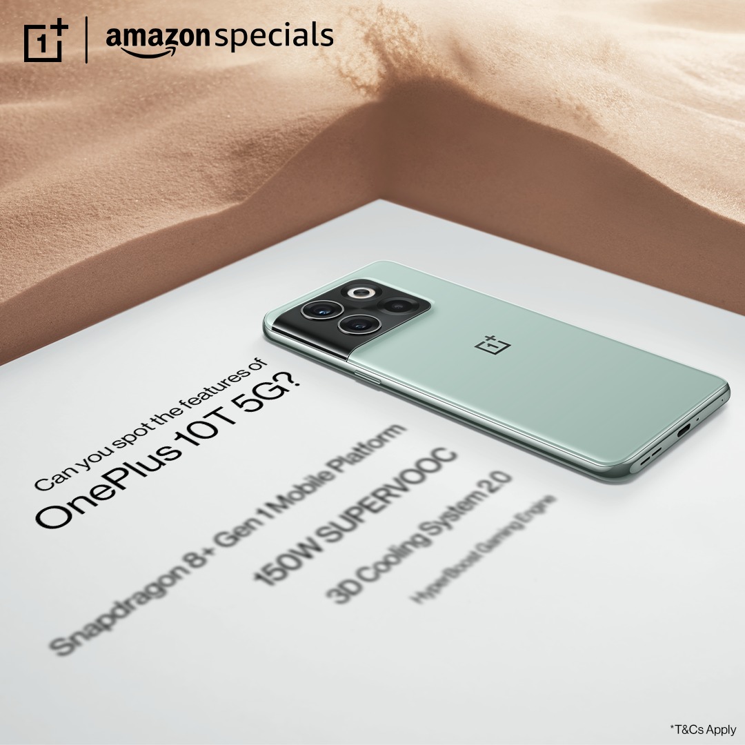#ContestAlert How well do you know the OnePlus 10T 5G. 
Spot the features and comment your answer with #OnePlus10T5GOnAmazon to win!