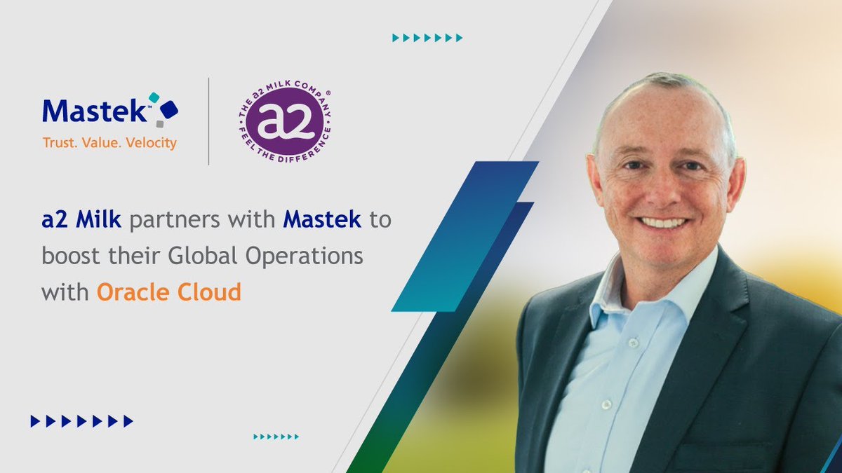 Mastekltd's tweet photo. The @a2milk Company, one of the fastest-growing Milk Producing companies in Australia, partners with us for their Oracle Cloud Implementation Journey.
https://t.co/IOg5tUPUhH
#cloudtransformation #oraclecloud #cloudimplementation #digitaldecomplexed https://t.co/AwsUZmplww
