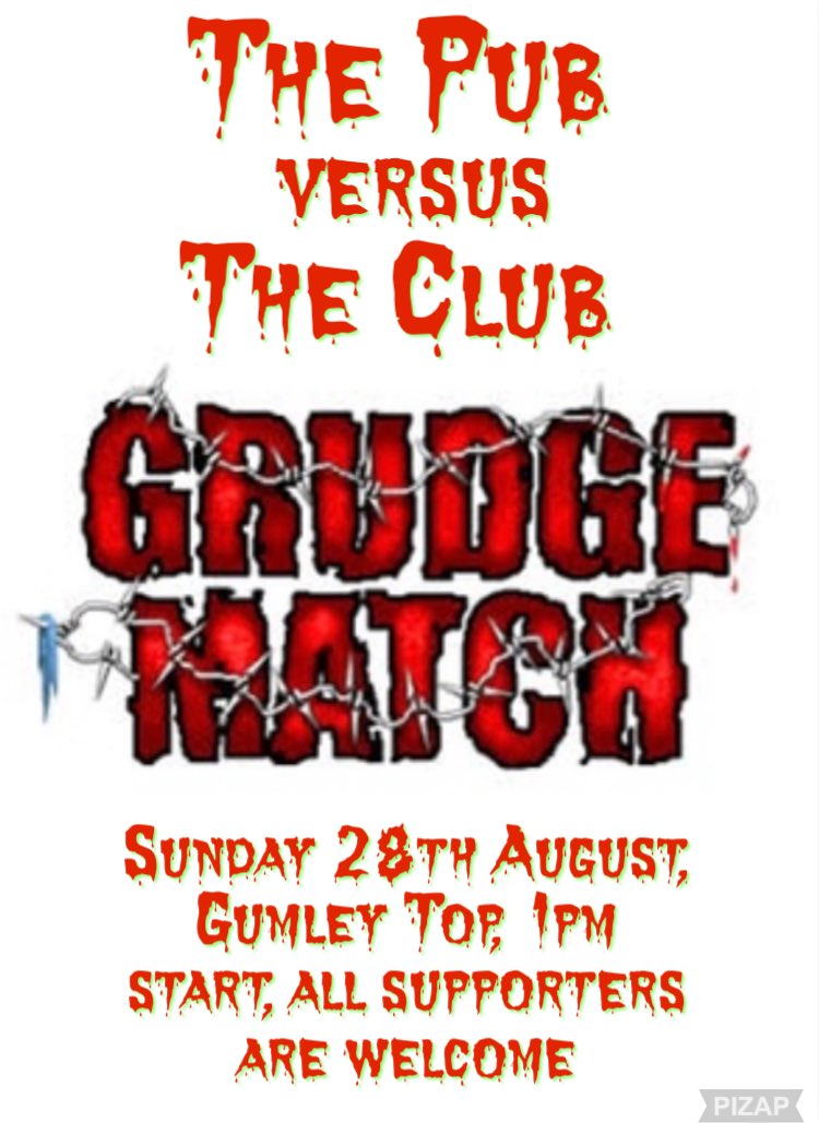 Thegumleybeast's tweet photo. Sunday August 28th, The Bell Vs @gumleycc as long as the weather holds, there will be a bbq and refreshments, and everyone welcome @SamSmith69 @Raustin_dick @walter3wood @Marcus_Ramos04 @C_Read17 @richardcross55 @RichG_91 @gumleywk https://t.co/jt9fMoSV9K