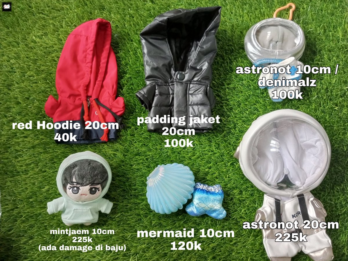 dollmenfes's tweet photo. Moms! Ada baju" buat doll 10 cm sama 20 cm nih,  aku wts ready Ina. Bisa Oren, boleh keep buat 8.8 

Tanya" dulu dan foto detailnya boleh DM yaa ^^

Yg Jaemin ada damage noda, boleh DM @.bucinAhjussi  kalo mau cek ^^ terimakasiiiih 🙏🤍 https://t.co/ti3pmosHS6