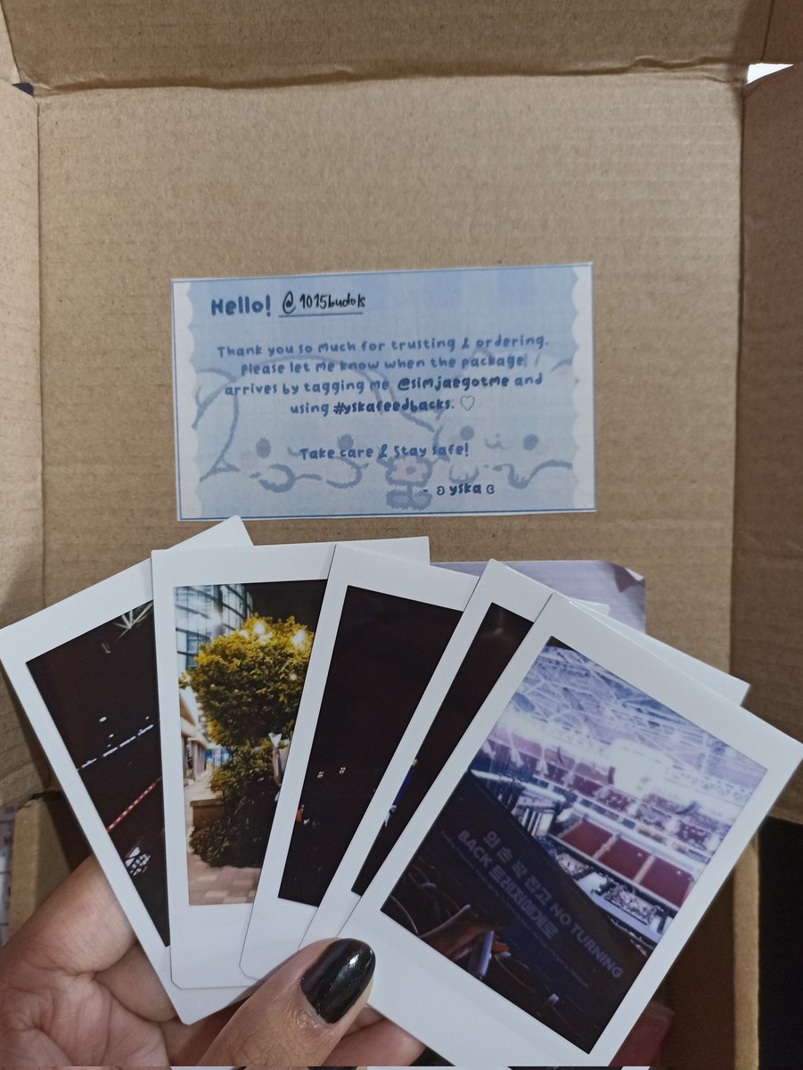 1015budols's tweet photo. got my kpopmasterz pics printed on film! thank you so much for the instax printing service, @simjaegotme! 

#yskafeedbacks https://t.co/1SKU7VcZHb
