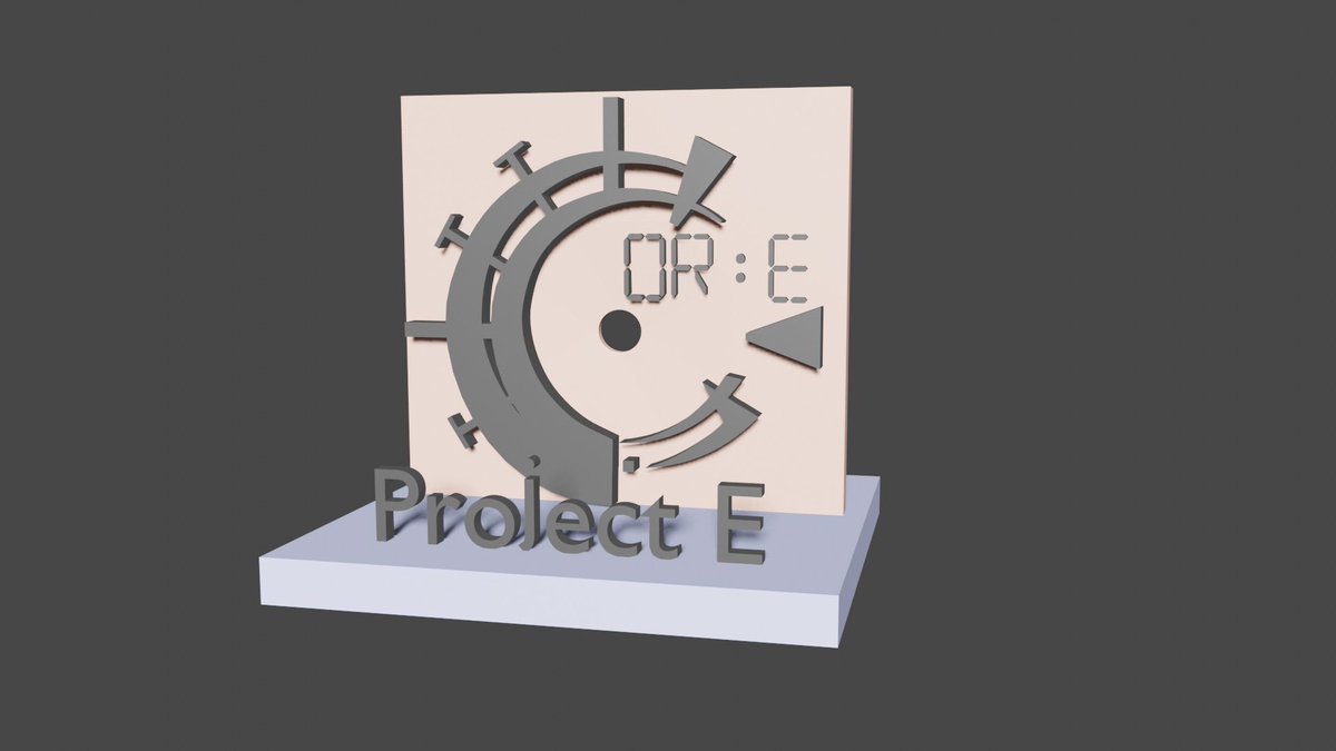 multista_e4's tweet photo. 3Dプリンター用モデルが完成！
これからの工程は
3Dプリント→表面研磨→塗装→時計キット装着で完成の予定！

#blender
#3Dプリント
#projectE
#自作時計
#DIY https://t.co/cMsugG3i5y