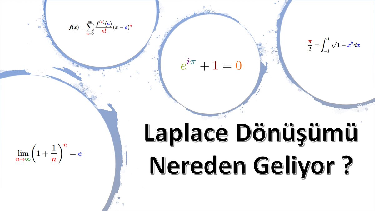 Yeni video yayında.
İyi seyirler...😉

Where Laplace Transform comes from ?

 #math #matematik #laplacetransform #laplacedönüşümü #geometricseries #geometrikseriler #logaritma #logarithm #integral #exponentialfunction #üstelfonksiyon

youtu.be/ejEYajEiGJE
