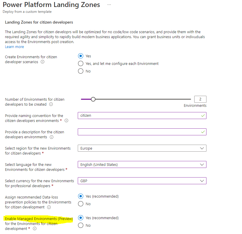 KristianNese's tweet photo. Coming soon: Power Platform Landing Zones will be updated with prescriptive guidance for Managed Environments (Preview) + the reference implementation. https://t.co/DAdoFPsItG