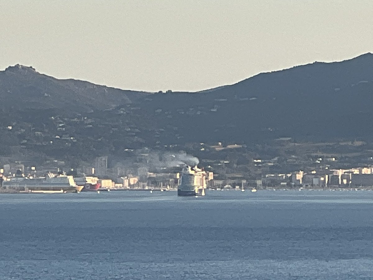 andrepietri's tweet photo. How dare you. How DARE you.

1 hour already that the monstrous #CelebrityEdge is pumping toxic gases mooring in #Corsica. 

@VilledAjaccio ne réalisez vous pas que vous sciez la branche pour laquelle le monde nous envie ?

#ClimateKillers https://t.co/RTRiovKwx6