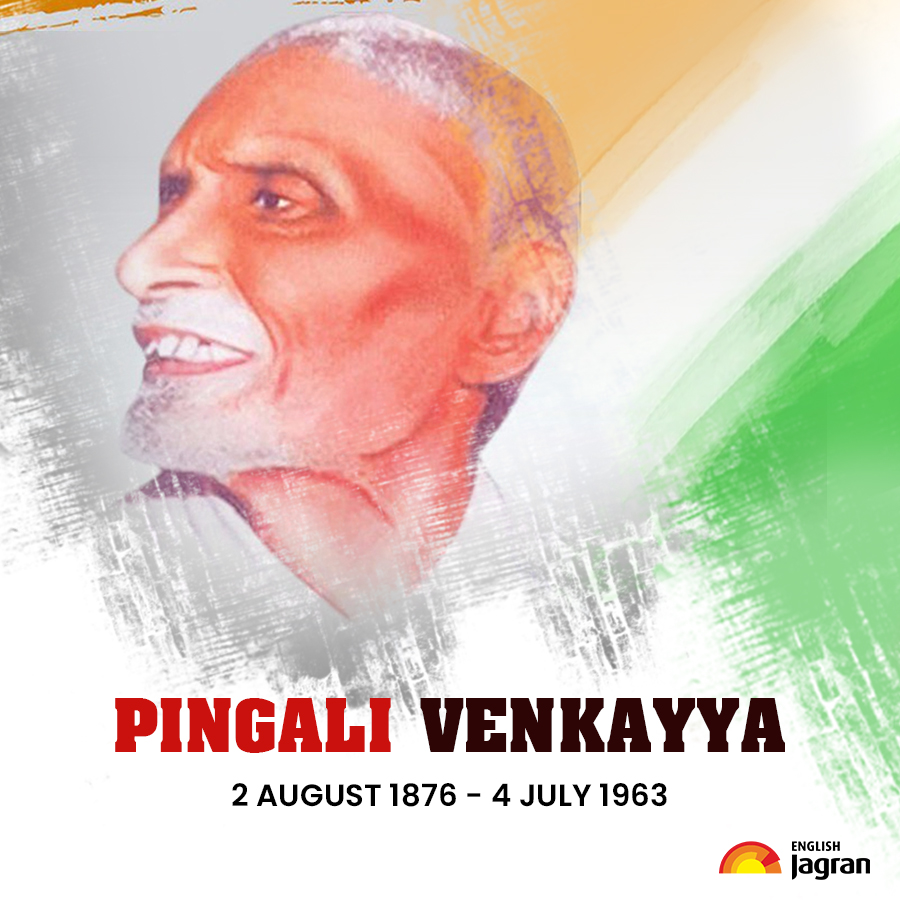 TheDailyJagran's tweet photo. The nation today pays tributes to 'Pingali Venkayya', the designer of the Indian national flag, on his birth anniversary

#HarGharTiranga #75yearsofIndependence https://t.co/VeTBOecEcs
