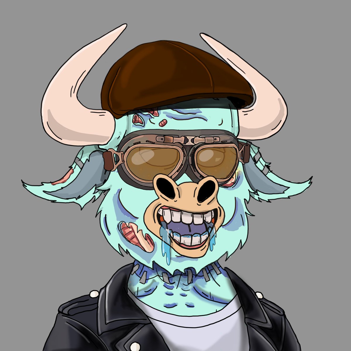 Mutantklan's tweet photo. @YesBullsNFT 
show me something more artistic and better than Yesbulls NFTs, we're grabbing the NFT world by their horns

https://t.co/6dO52SmGFY discord  link.
#solanNft #solana #nftgiveaway https://t.co/p6Fk5d0VRA