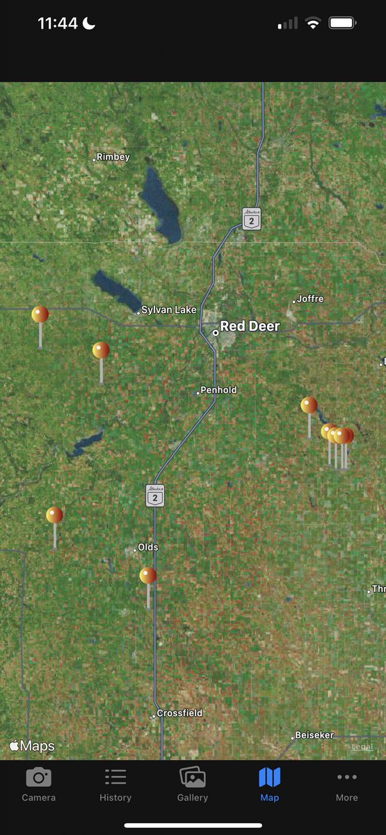 Measurements for the largest SkyBalls today. (mm).  Largest was 3.85” Softball.  I have a ton more data/locations for this event. Also, <a href="/BraydonMoreSo/">Braydon Morisseau</a>  and <a href="/YounkShack/">Erik Younk</a>  got data too (with the app).  #ABStorm <a href="/NHP_Reports/">Reports2NHP</a> <a href="/Albatrossoar/">Julian Brimelow</a>