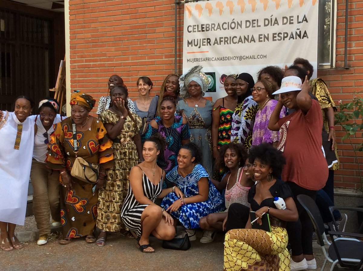 BeshaWear's tweet photo. Por la primera vez en España las mujeres africanas se ha organizado para celebrar su díaarcado en calendario 31de julio2022 https://t.co/FgXM8H8flI
