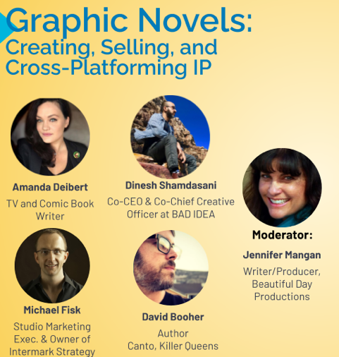 BizOfCreating's tweet photo. Graphic Novel panel! Wed. Aug. 3rd; 4pm (Los Angeles time). RSVP for the free virtual panel below. 

https://t.co/MT794VckyE

#BofC @finaldraftinc @WritersGuildF https://t.co/xjMn90m3JH