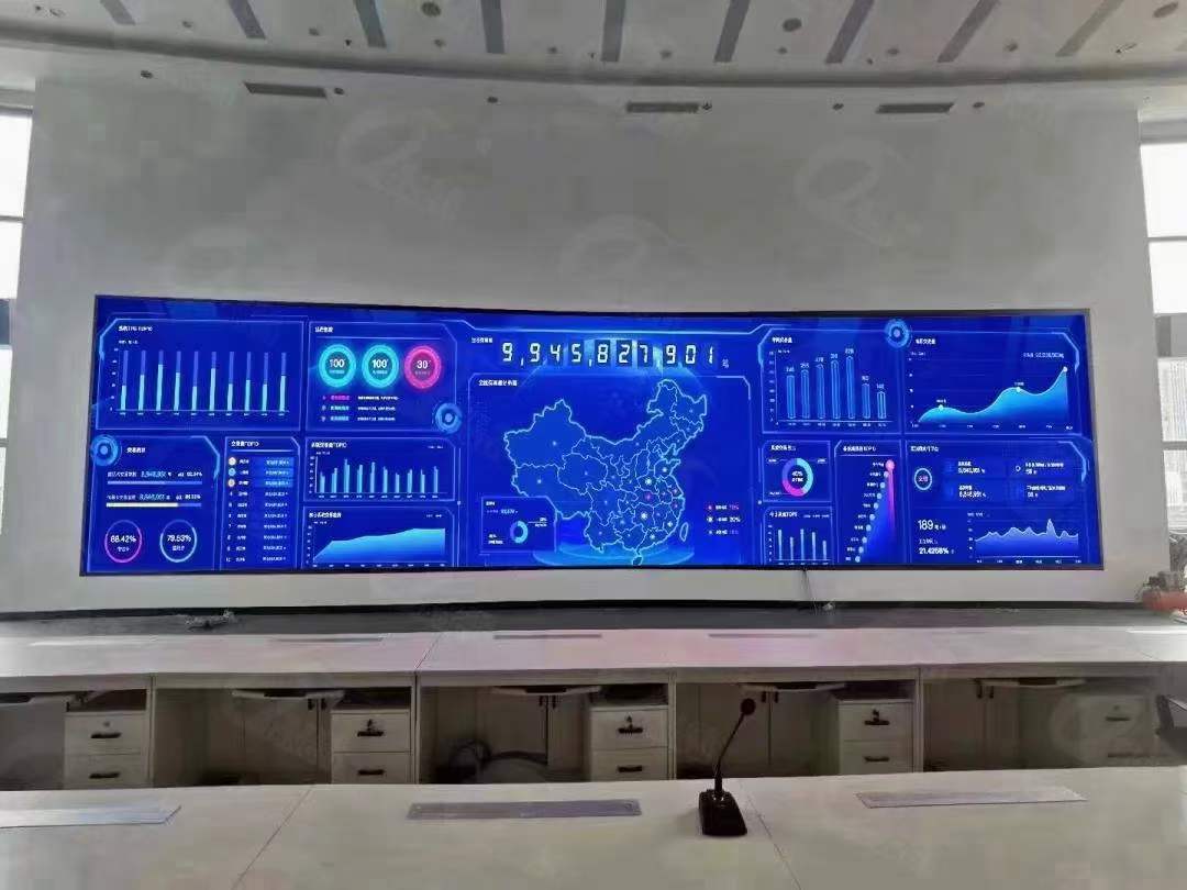 Qiangli Indoor Q1.5 Pro Led Screen install in Monitor room. Welcome to inquiry!