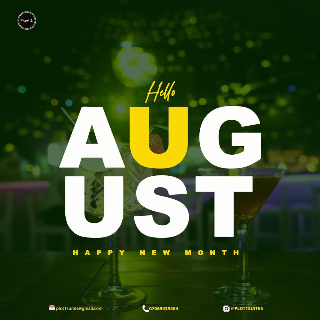 Plot1suites's tweet photo. Hello August https://t.co/cMJiaQMWBY