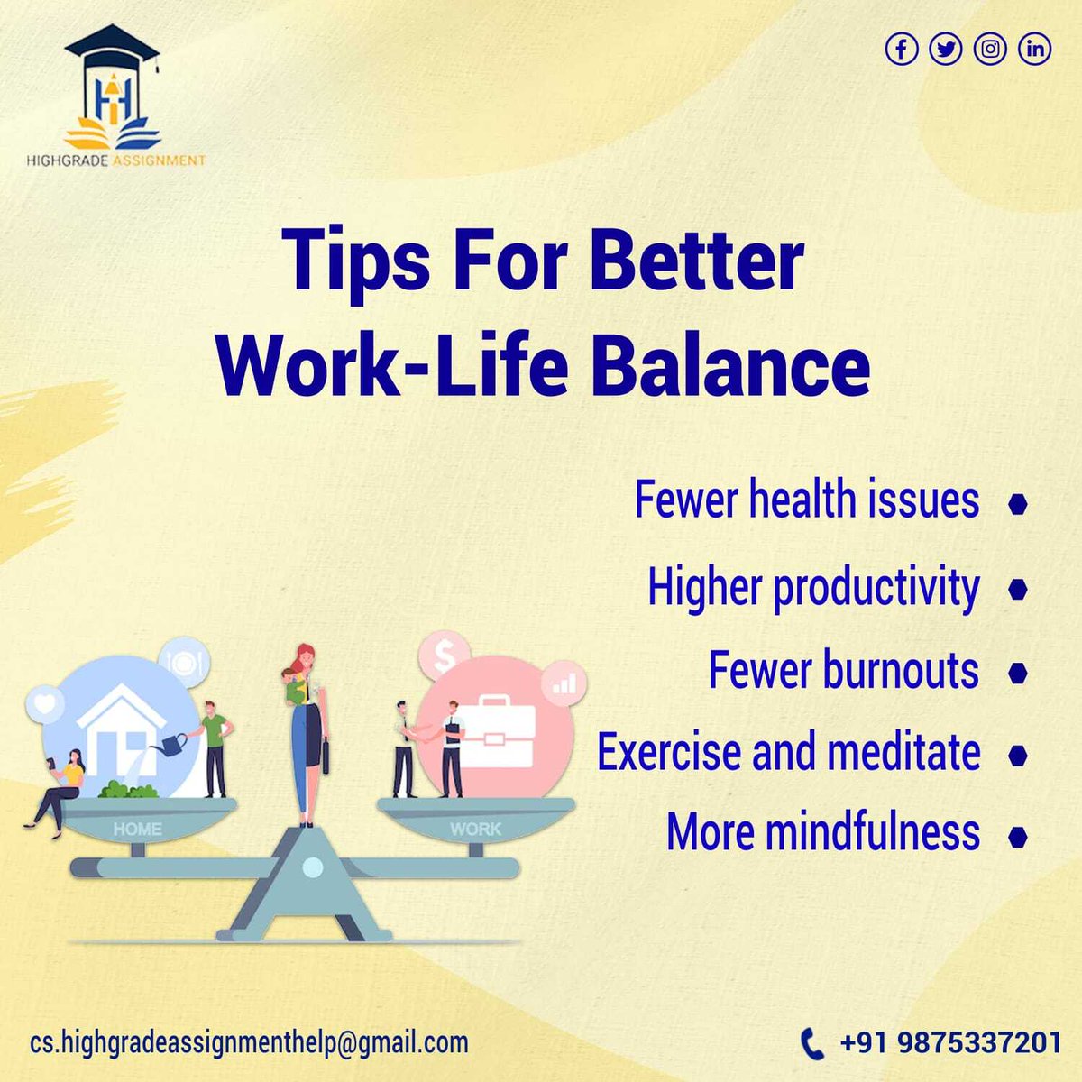 Whether you're a full-time student, part time employee or self-employed, it's important to have a work life balance.
.

#workplace #workspace #workmode #mindsetmattersmost #wealthymindset #changeyourmindset  #mindsetforgreatness #job #jobs #work #joblife #worklife #career