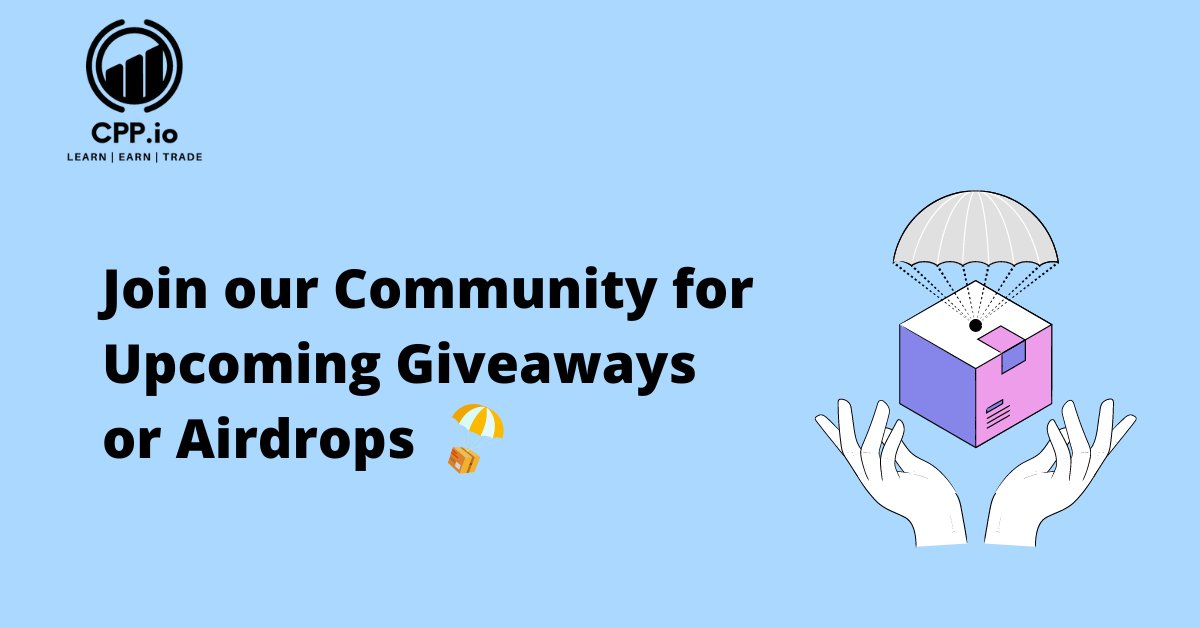 crypto_cpp's tweet image. 📣 Hello Guys,
❇️ Join our Community for upcoming Giveaways or Airdrops.

✅ Join Telegram: t.me/CPP_Ann

#Crypto #CPPio #CryptoPromotion #BNB #Airdrop #Giveaway