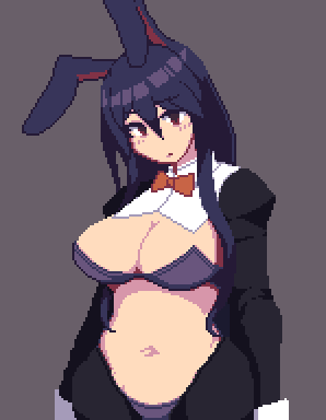 #バニーの日 らしいので逆バニー ノイア再掲 