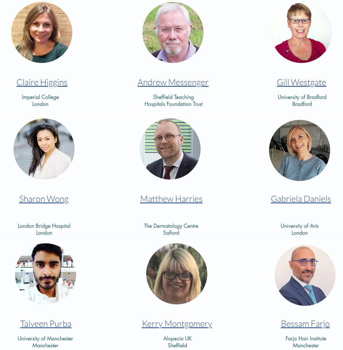The #EHRS2023 organising committee includes representatives from clinical dermatology, hair transplant surgery, alopecia charities, and basic research scientists in hair biology, bioengineering and hair fibre science in the UK.