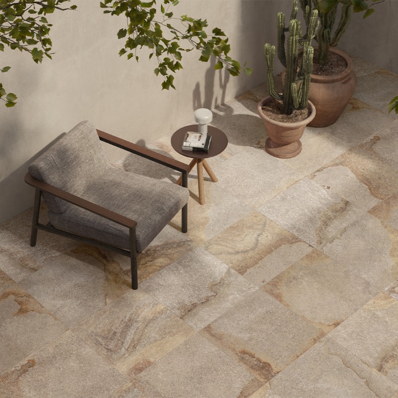 rakceramics's tweet photo. For an outdoor space that speaks the language of authentic beauty, Lapideus full body porcelain tiles offer an appealing texture and tonal variance.
#RAKCeramics #LifestyleSolutionProvider #ImagineYourSpace #Lapideus #StoneEffectTile #StoneSurfaces