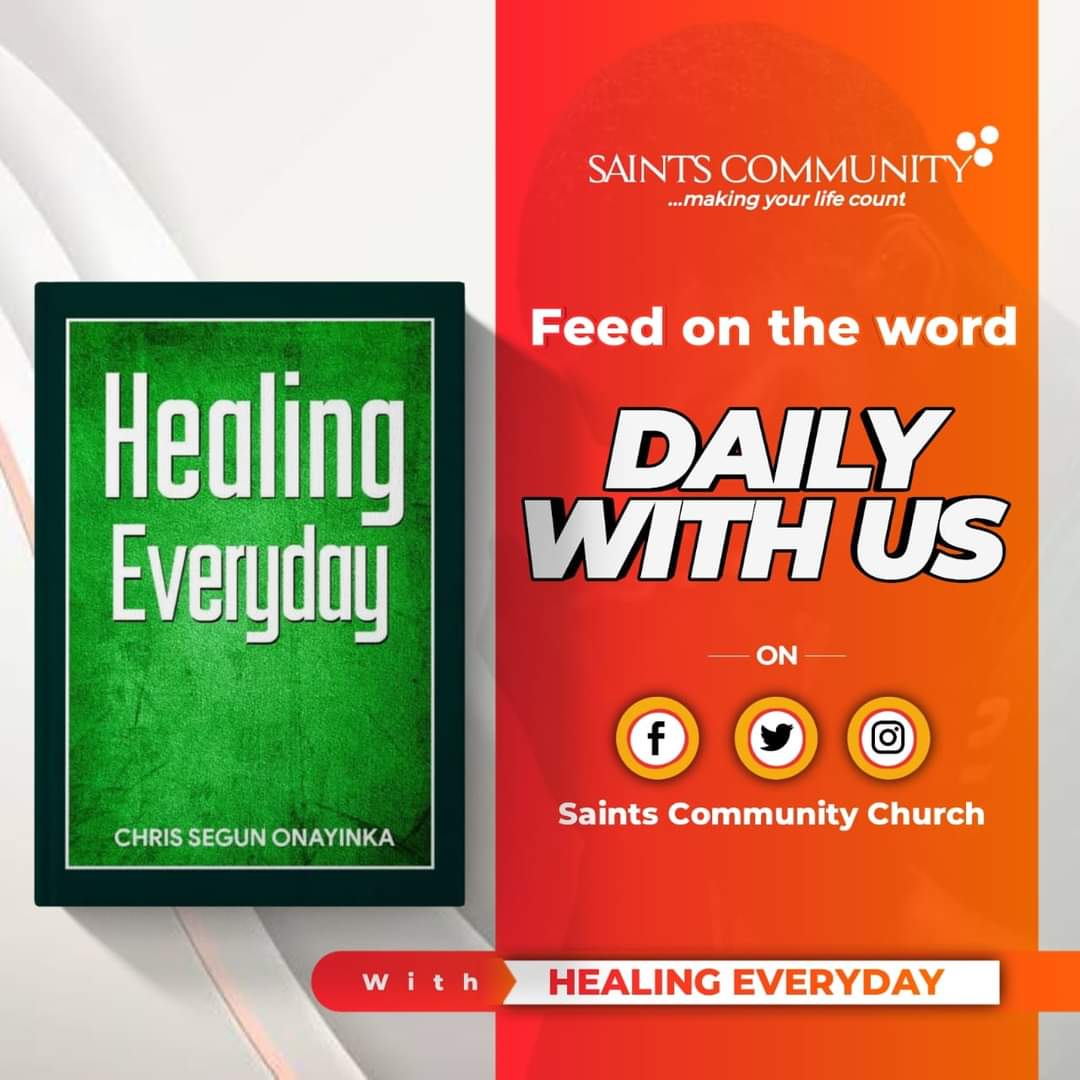 onayinka_segun's tweet photo. Feed on God's Word

Everyday with

HEALING EVERYDAY

A daily walk in God's Word on the subject of Healing.

It's a life changing experience

Many testimonials Abound from the devoted study and diet on this book

Available daily on
@saintscommlagos
Share with a friend
Pray for us https://t.co/Rr9zE7rit8