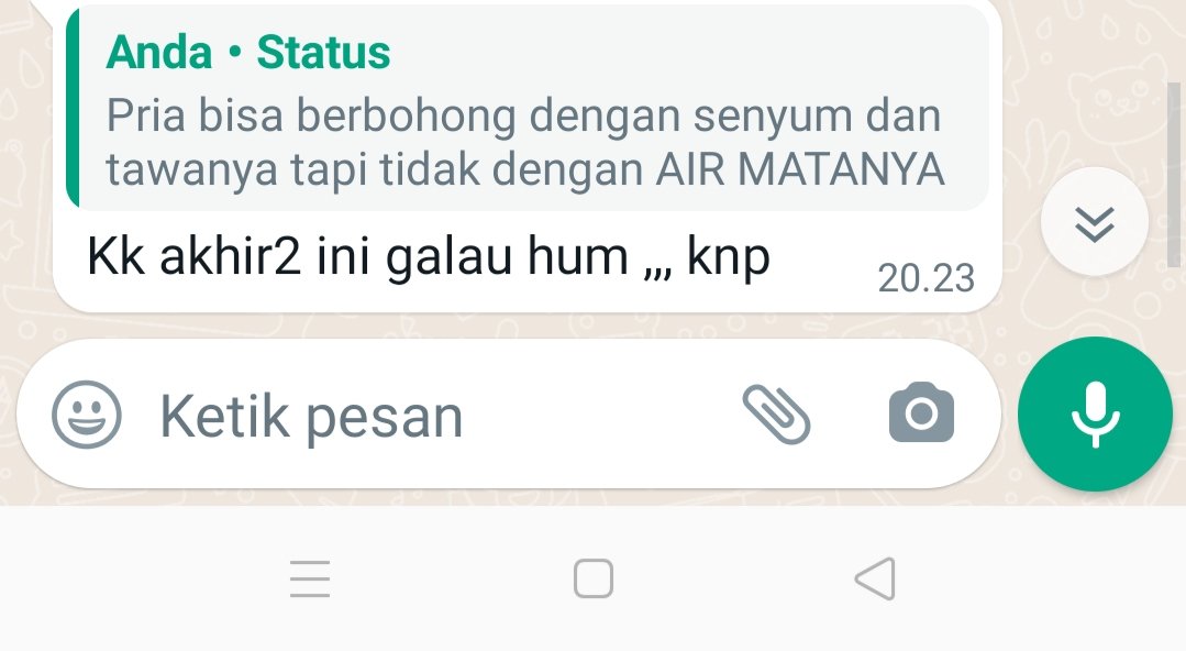 Pake ditanya lagi haduhhhh dasar cewe