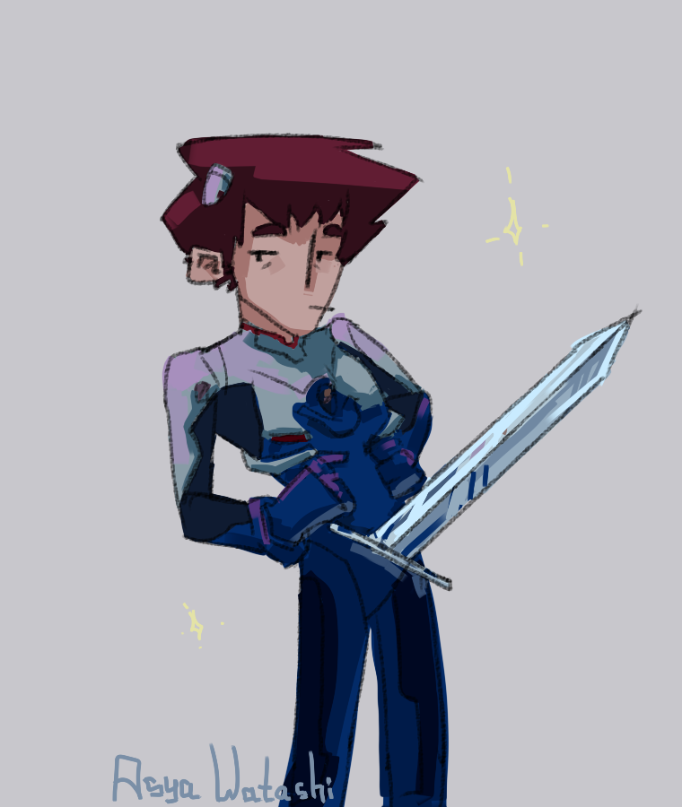 Asya_Watashi's tweet photo. -Don't you believe Shinji has a long, sharp sword?
-No.
- ....  :)

/another meme from minecraft/
#Evangelion #Евангелион #Sinji https://t.co/ejsrlkGolQ